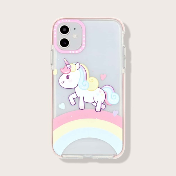 

Противоударный чехол для iPhone с мультипликационным рисунком, Многоцветный