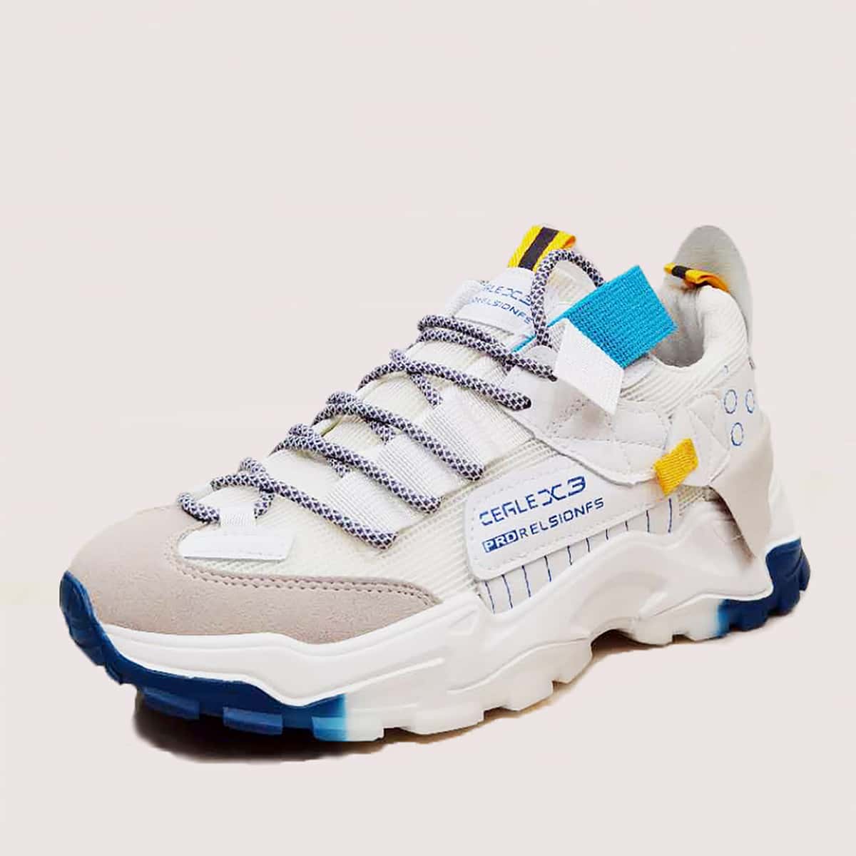 

Guys Lace-up Front Wide Fit Sneakers, White