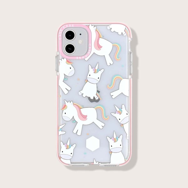 

Противоударный чехол для iPhone с мультипликационным рисунком, Прозрачный