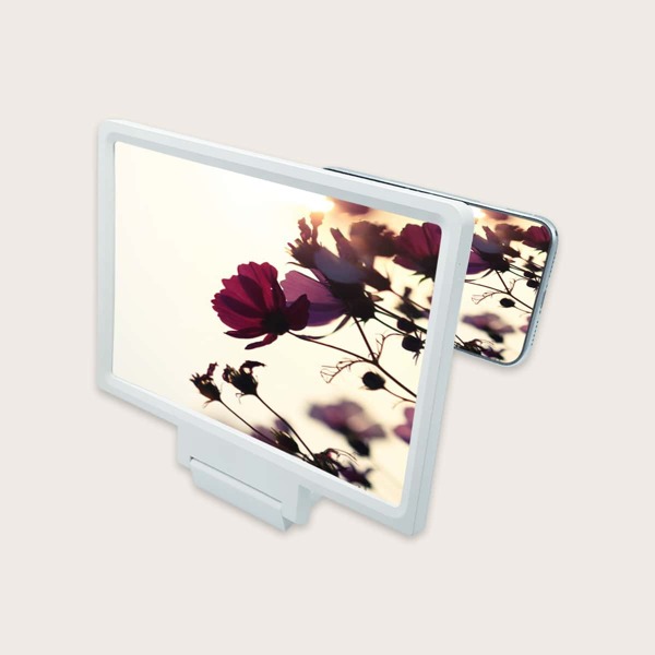 

1pc Phone Screen Magnifier Holder, White
