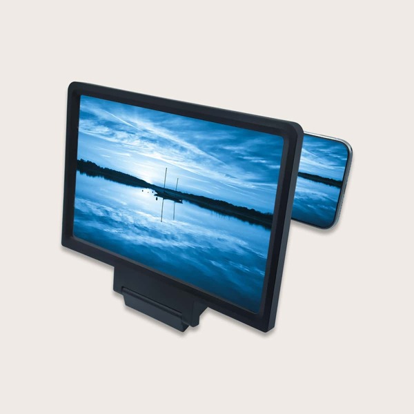 

1pc Phone Screen Magnifier Holder, Black