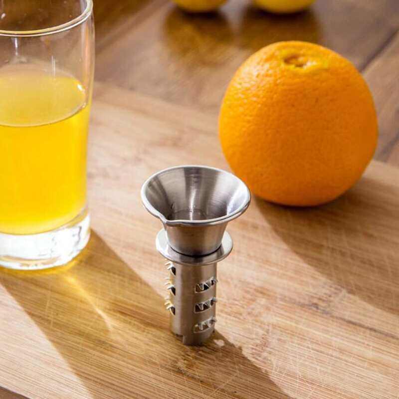

Stainless Steel Fruit Squeezer, Silver