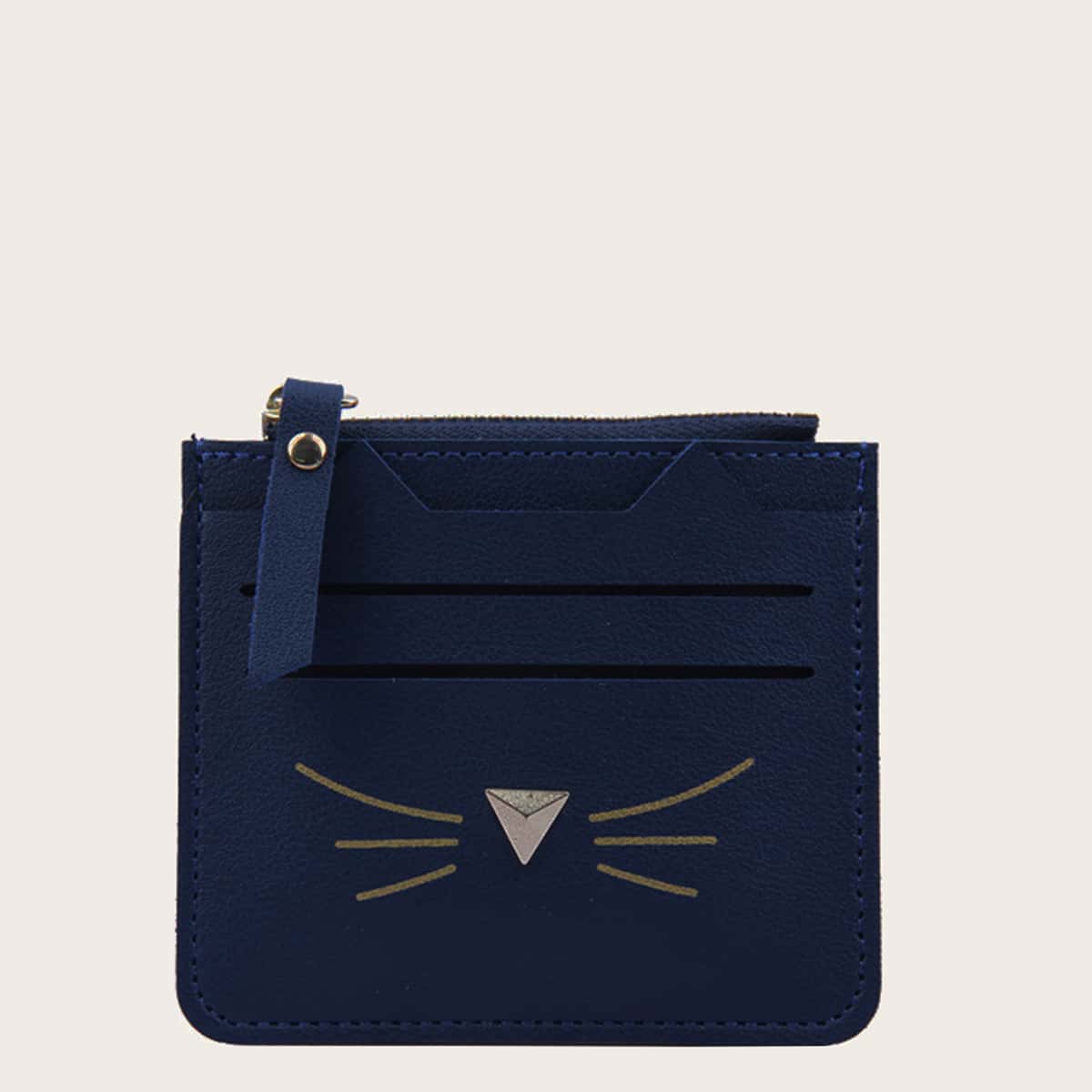 

Cartoon Graphic Purse With Card Holder, Royal blue