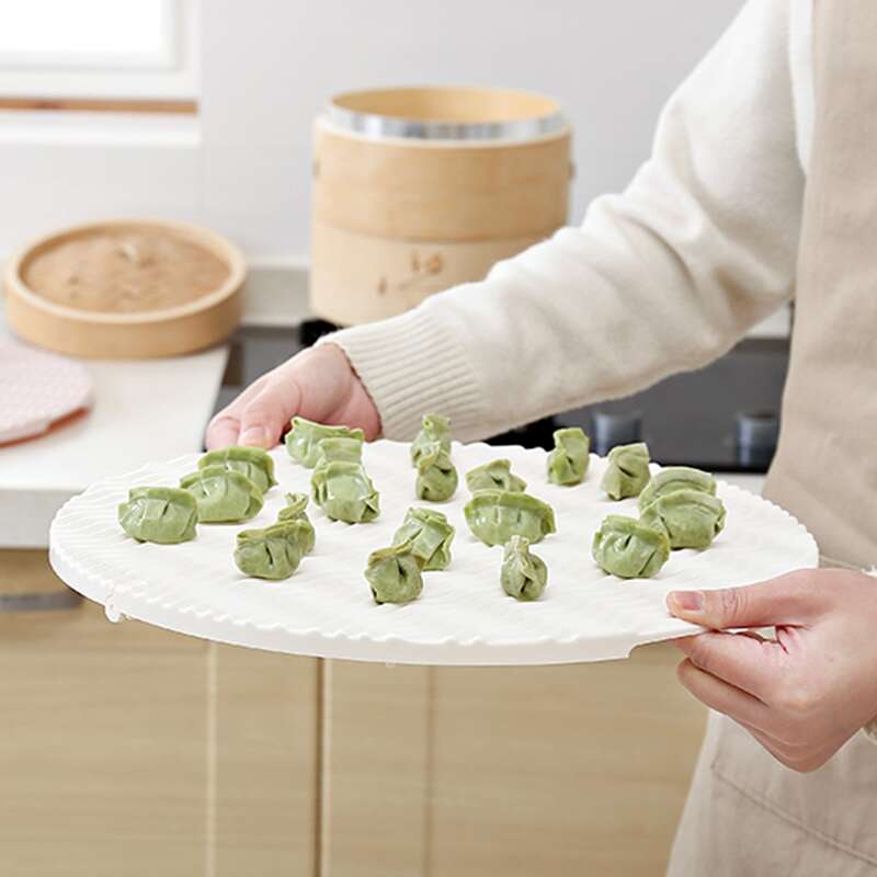 

1pc Kitchen Foldable Tray, White
