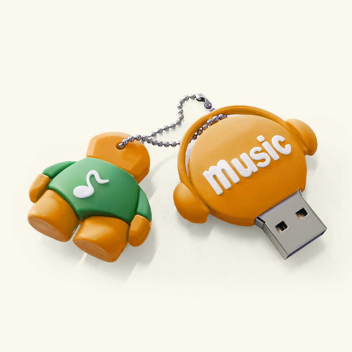 

Cartoon Shaped USB Flash Drive, Yellow