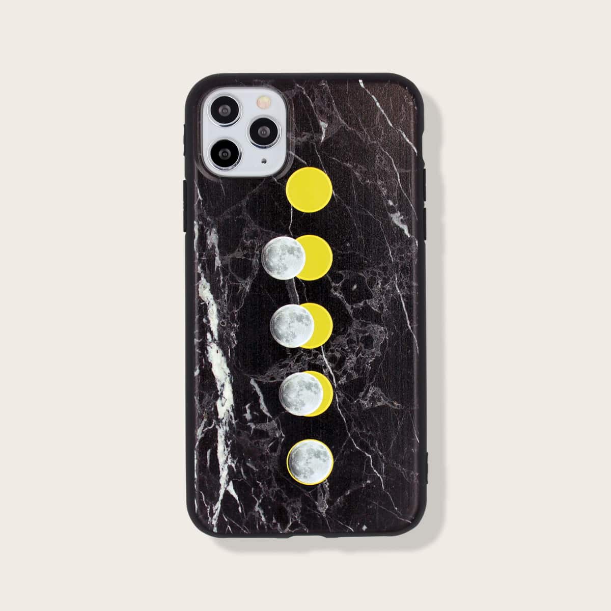 

Moon & Marble Print iPhone Case, Multicolor