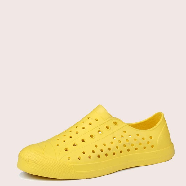 

Men Hollow Out Slip On Sandals, Yellow