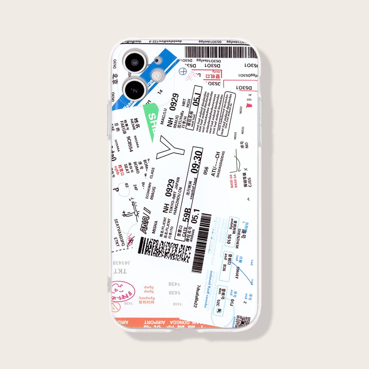 

Letter Graphic iPhone Case, Multicolor