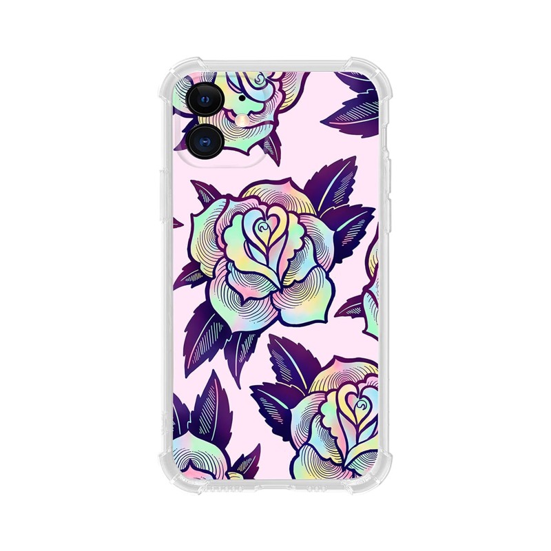 

Flower Print Anti-fall iPhone Case, Multicolor