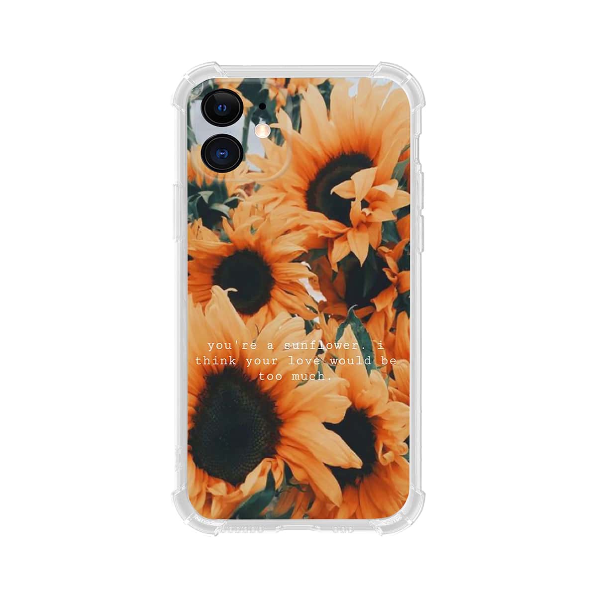 

Sunflower Graphic iPhone Case, Multicolor
