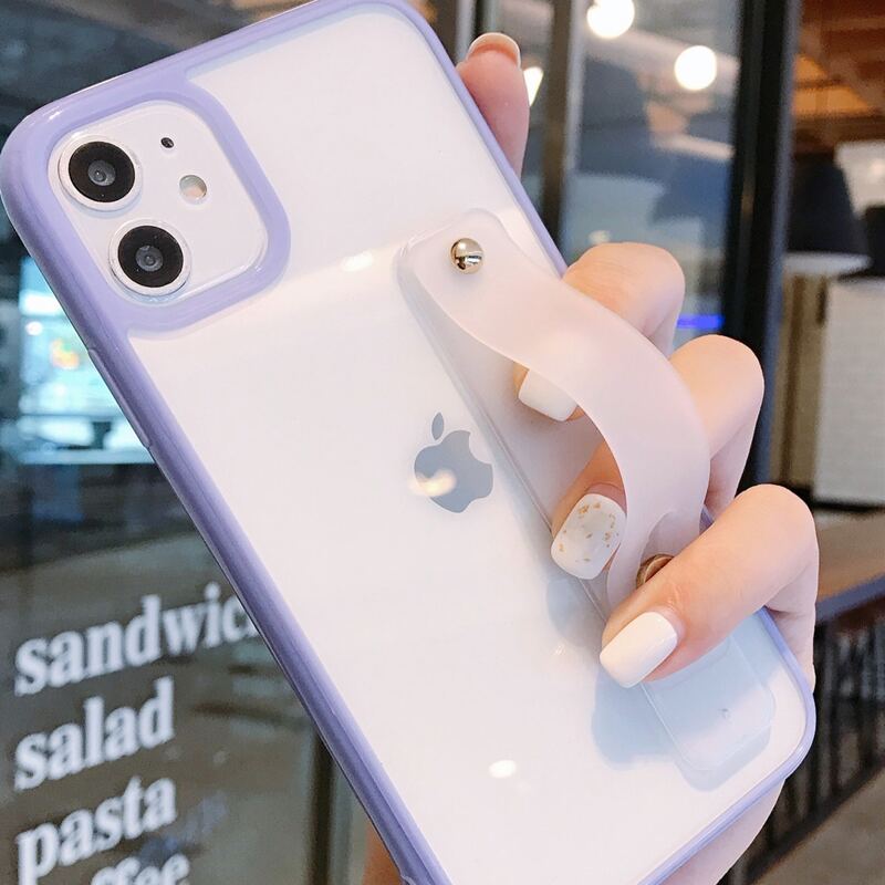 

Clear Hand Strap iPhone Case