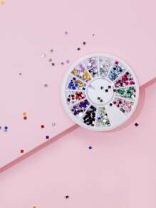 Rhinestone Nail Art Decor - 3 Boxers - Multicolor - View 4