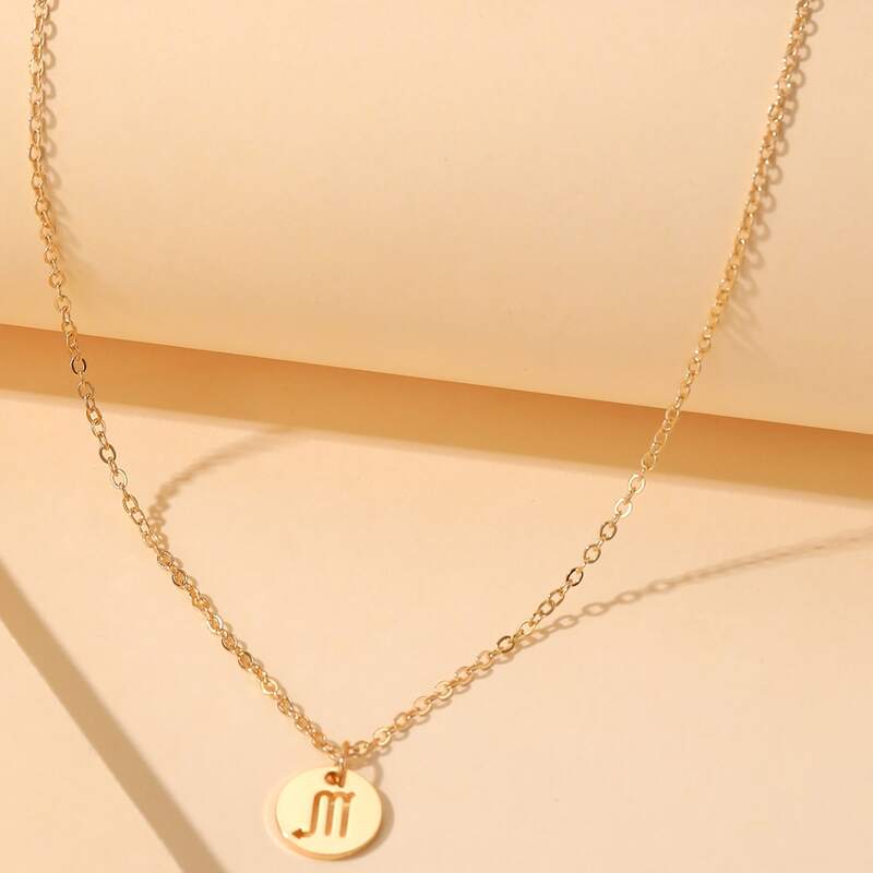 

Scorpio Charm Necklace, Gold