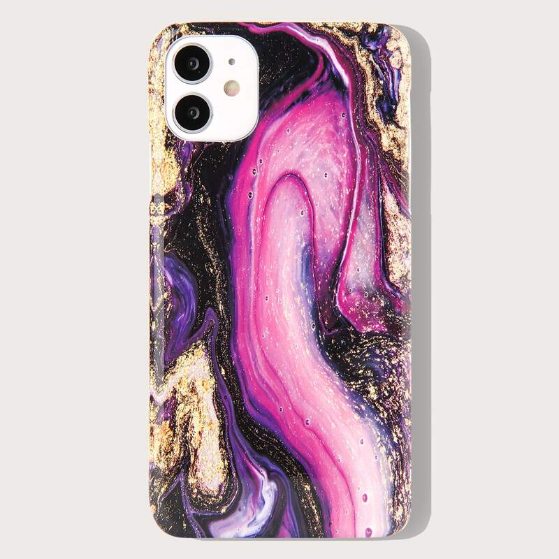 

Marble Print iPhone Case, Multicolor
