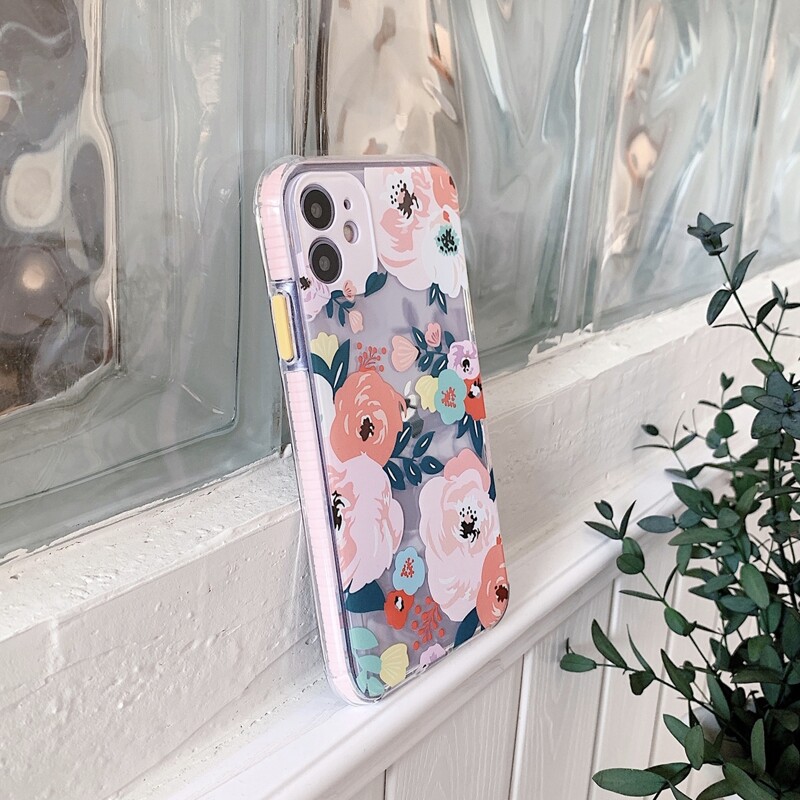 

Floral Clear iPhone Case, Multicolor