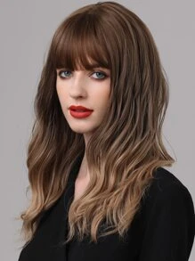 Ombre Curly Hair With Bang - Ombre - View 3