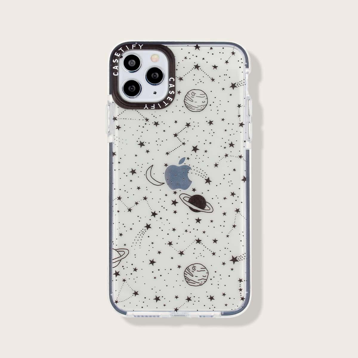 

Galaxy Print iPhone Case, Clear