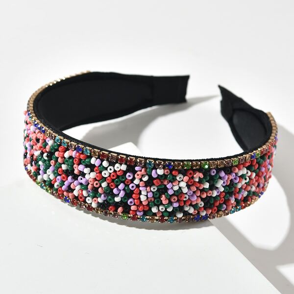 

Rhinestone Decor Hair Hoop, Multicolor