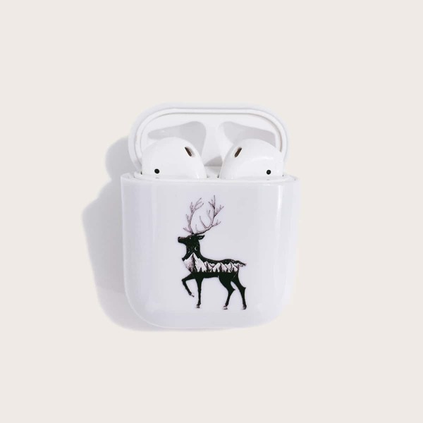 

Deer Airpods Case, White
