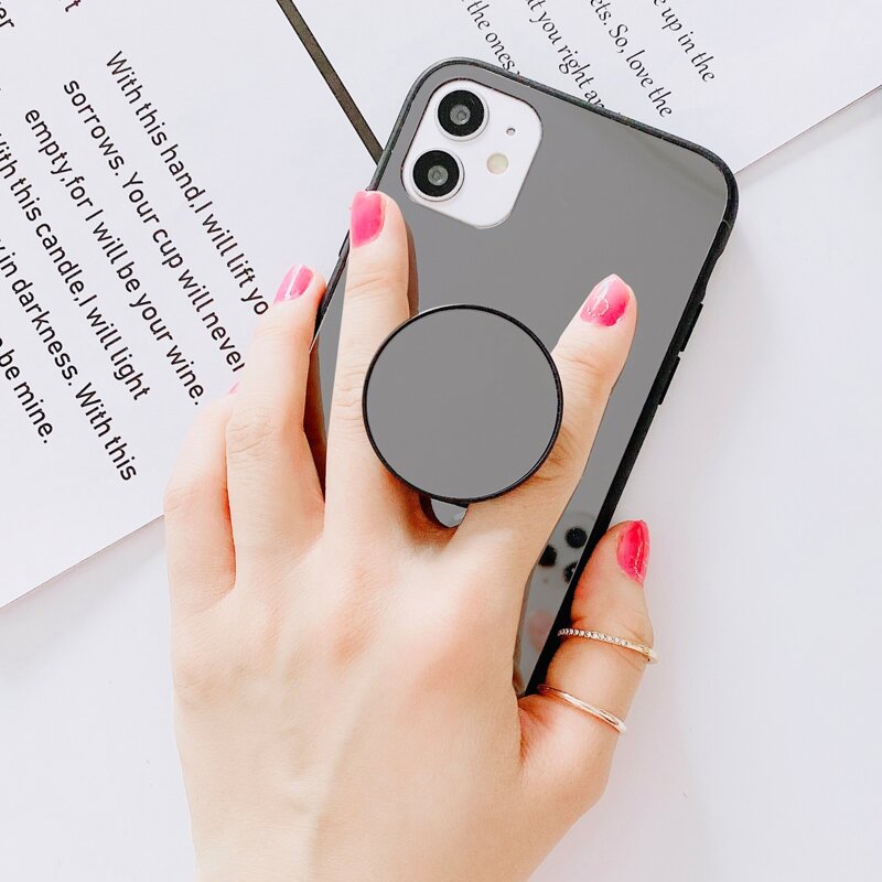 

Mirror Holder iPhone Case, Grey