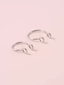 2pcs Metal Nose Cuff