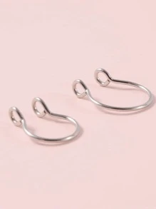 2pcs Metal Nose Cuff