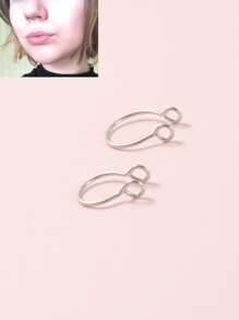 2pcs Metal Nose Cuff