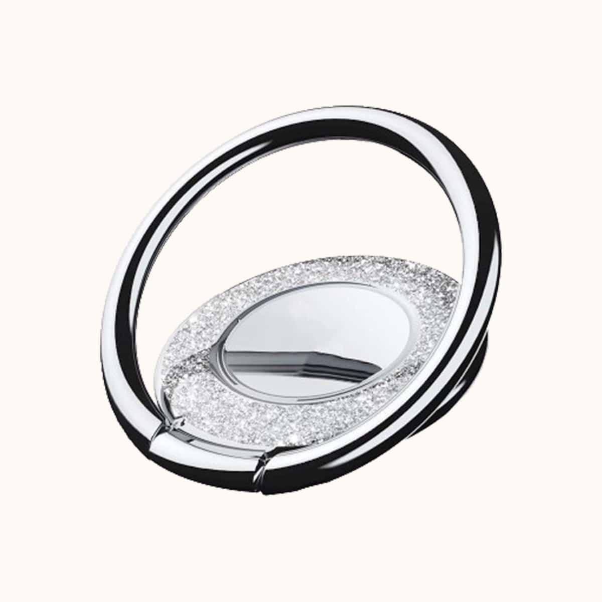 

Glitter Phone Ring, Silver