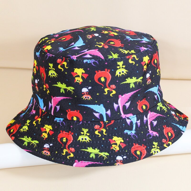 

Guys Cartoon Graphic Bucket Hat, Black