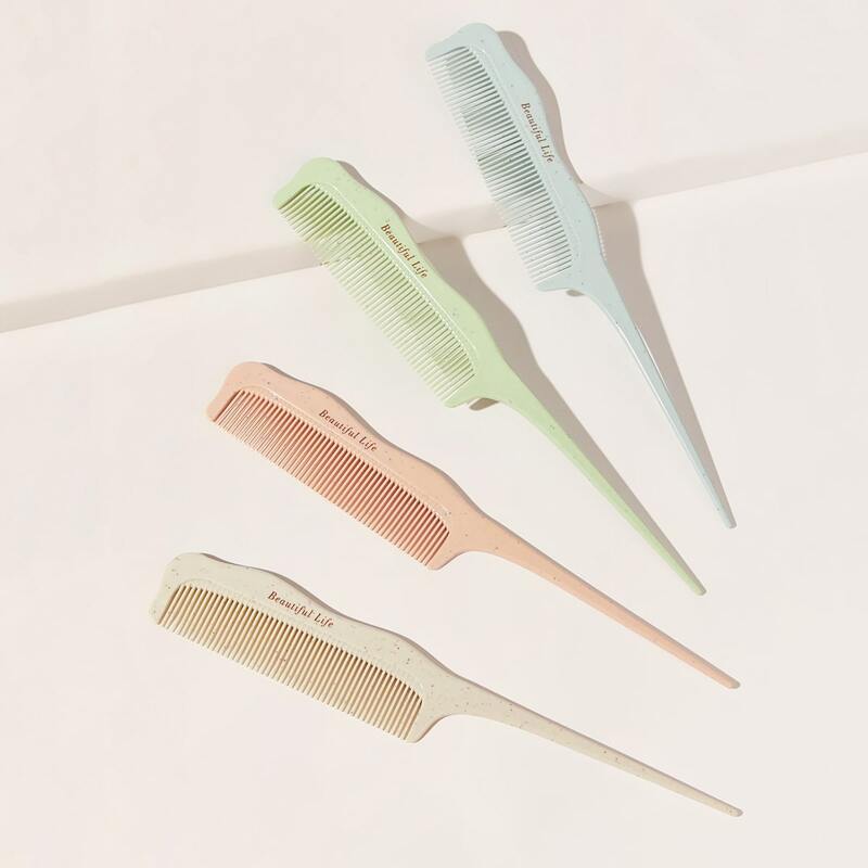 

1pc Random Color Hair Comb, Multicolor
