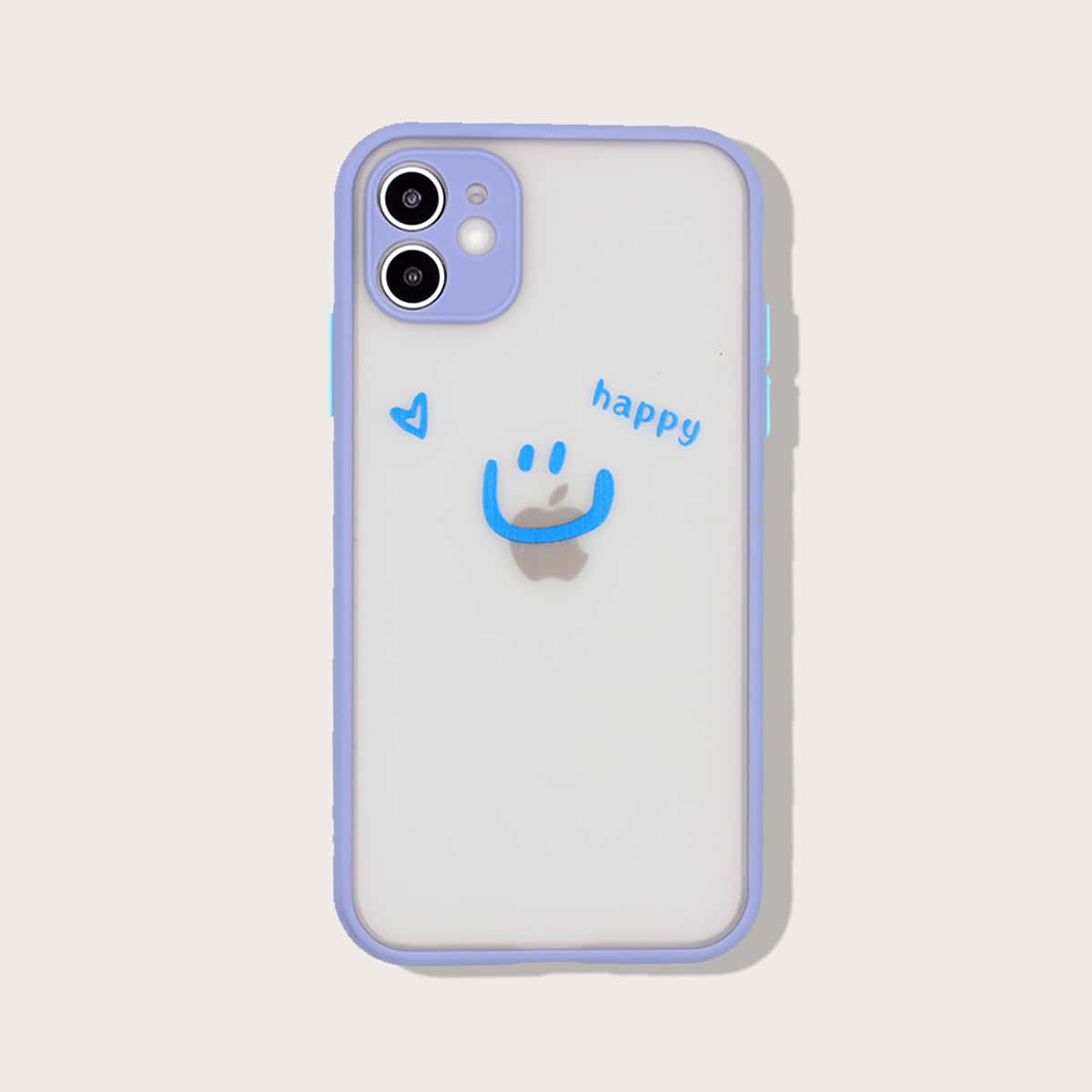 

Contrast Frame Transparent iPhone Case, Multicolor clear
