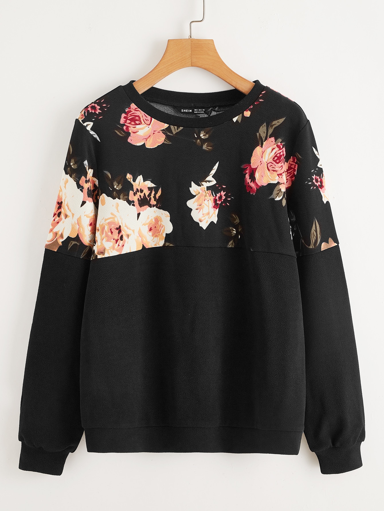 Floral Panel Pullover thumbnail