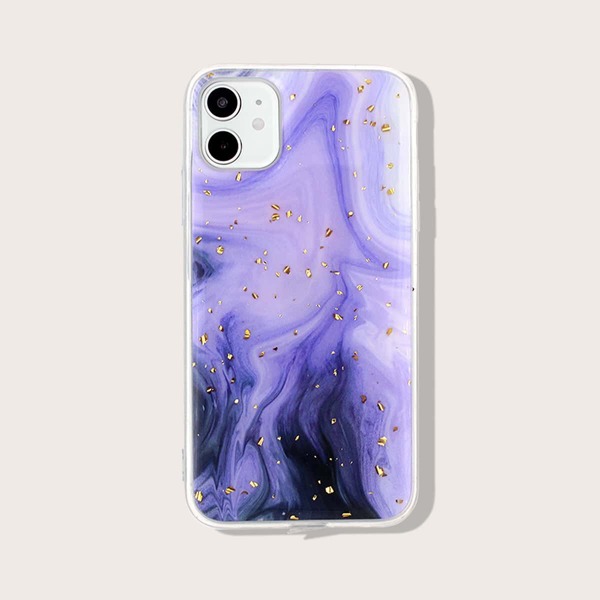 

Gold Foil Decor iPhone Case, Multicolor