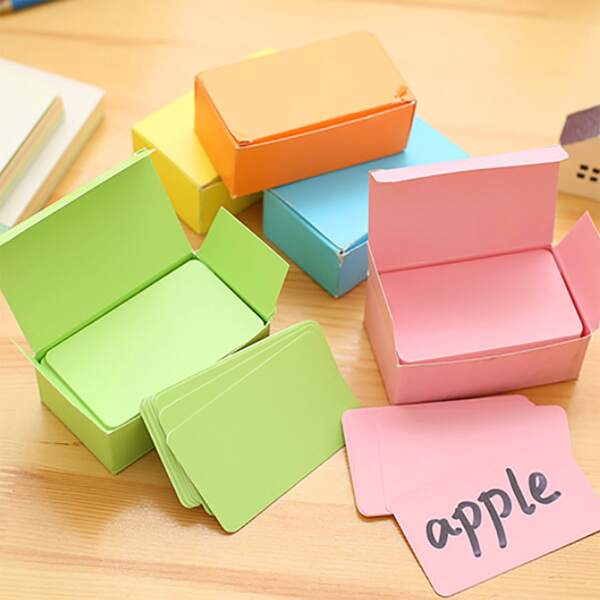 

2boxes Random Color Memo Card, Multicolor