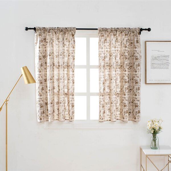 

Tower Print Single Panel Curtain, Multicolor