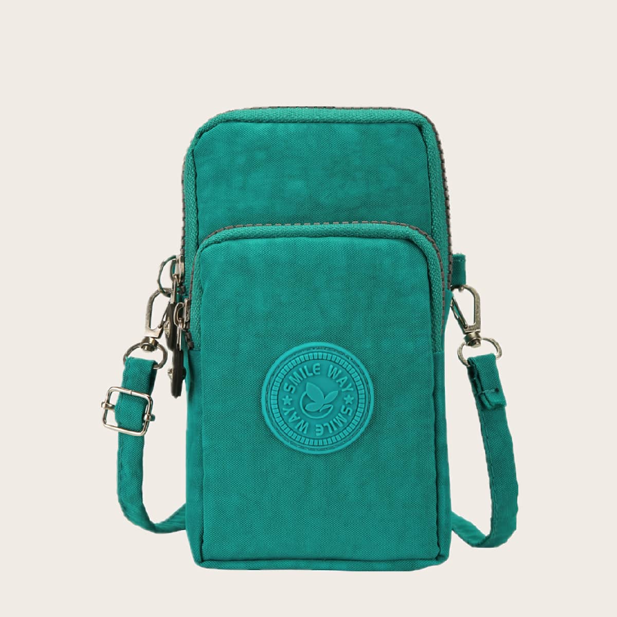 

Pocket Front Crossbody Bag, Green