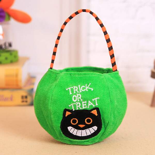 

Halloween Pattern Candy Bag, Green