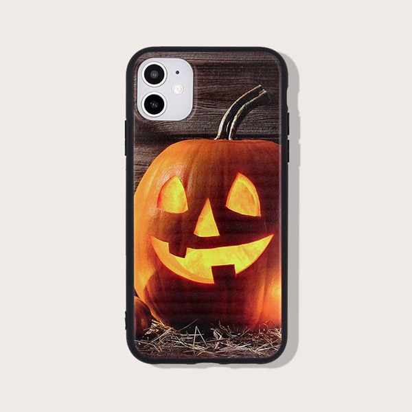 

Чехол для iPhone с рисунком тыквы на Хэллоуин, Многоцветный