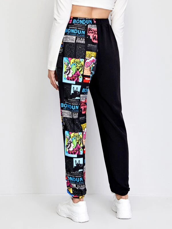 Pantalon avec imprimé clearance