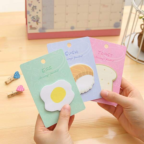 

1pc Cartoon Random Sticky Note, Multicolor