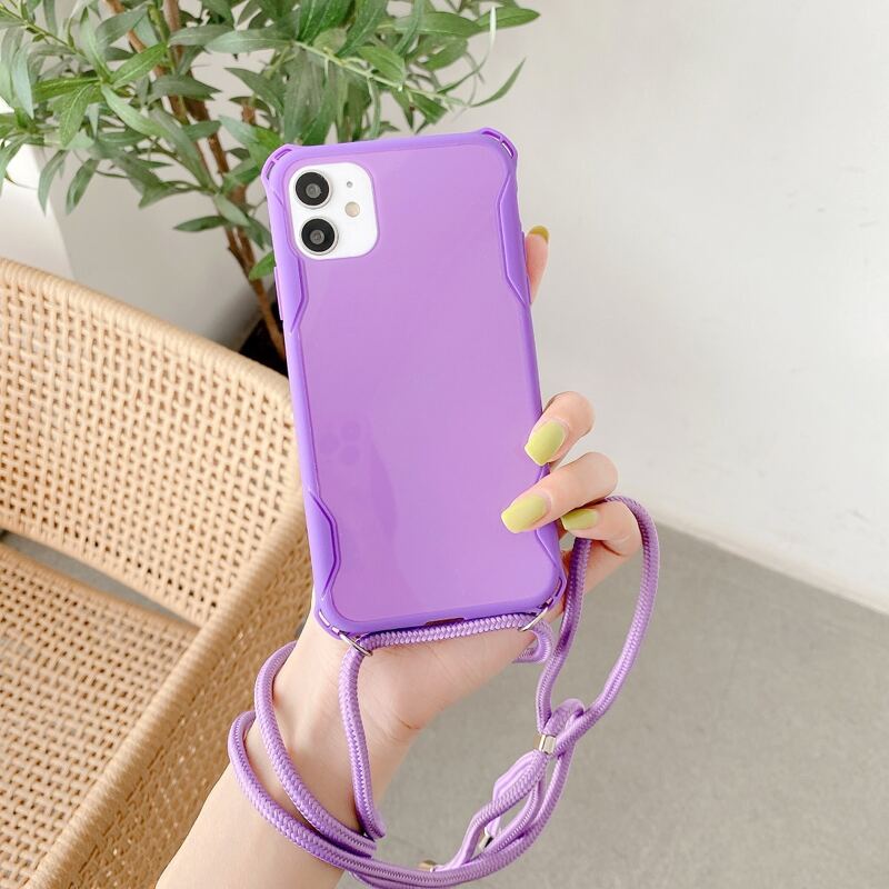 

Solid iPhone Case & Lanyard, Lilac purple