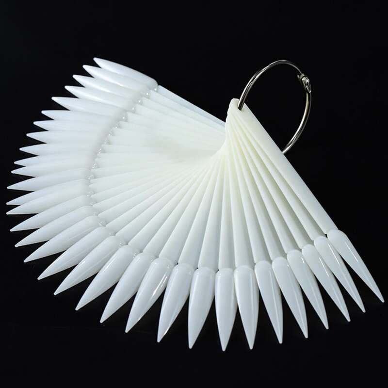 

50pcs Nail Polish Color Card, White