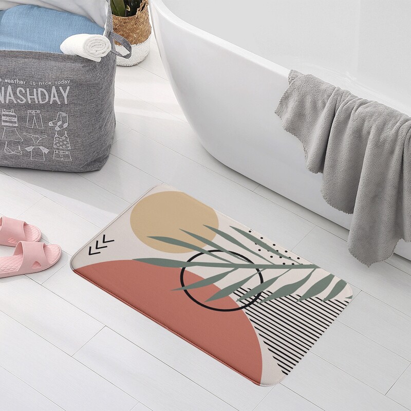 

Abstract Pattern Floor Mat, Multicolor