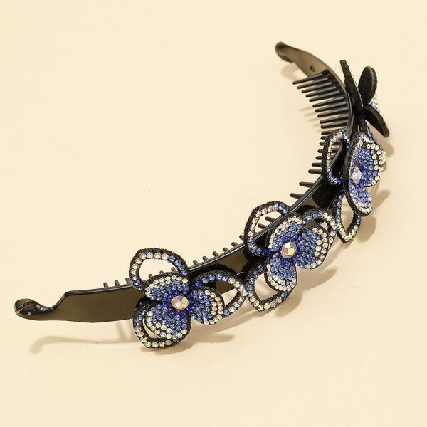 

Rhinestone Flower Decor Hair Pin, Multicolor