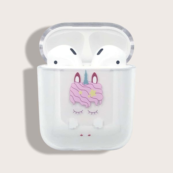 

Unicorn Pattern Clear Airpods Case