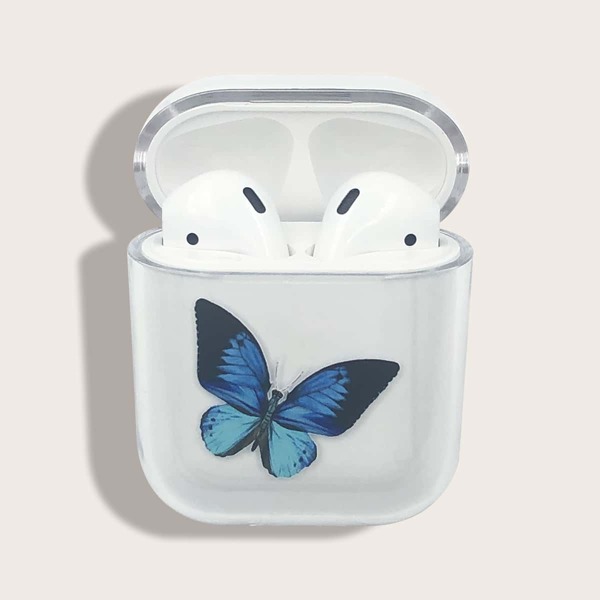 

Butterfly Pattern Clear Airpods Case