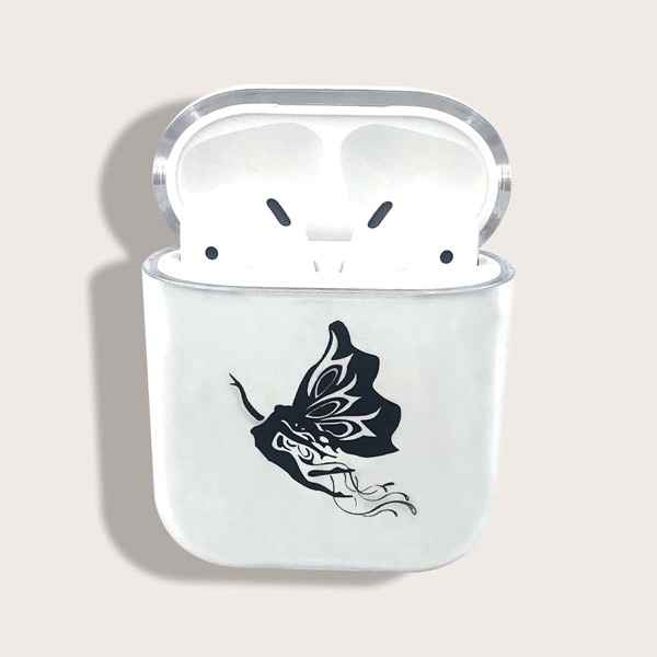 

Butterfly Pattern Clear Airpods Case