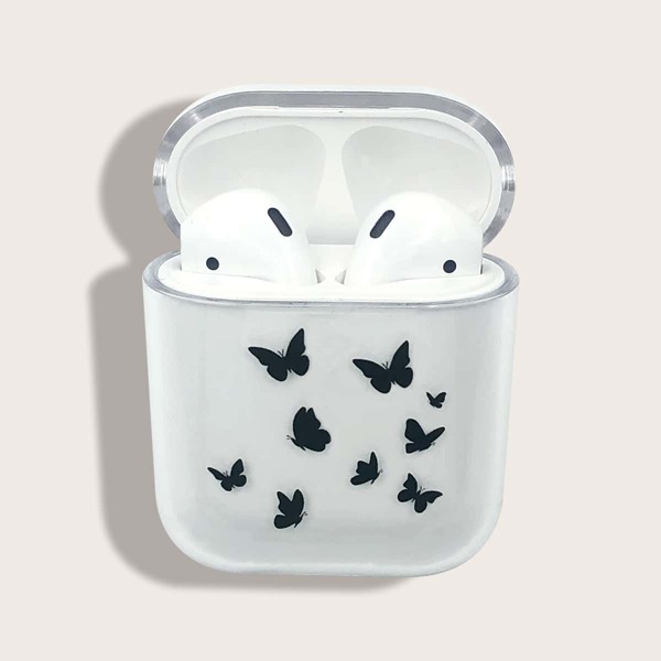 

Butterfly Pattern Clear Airpods Case