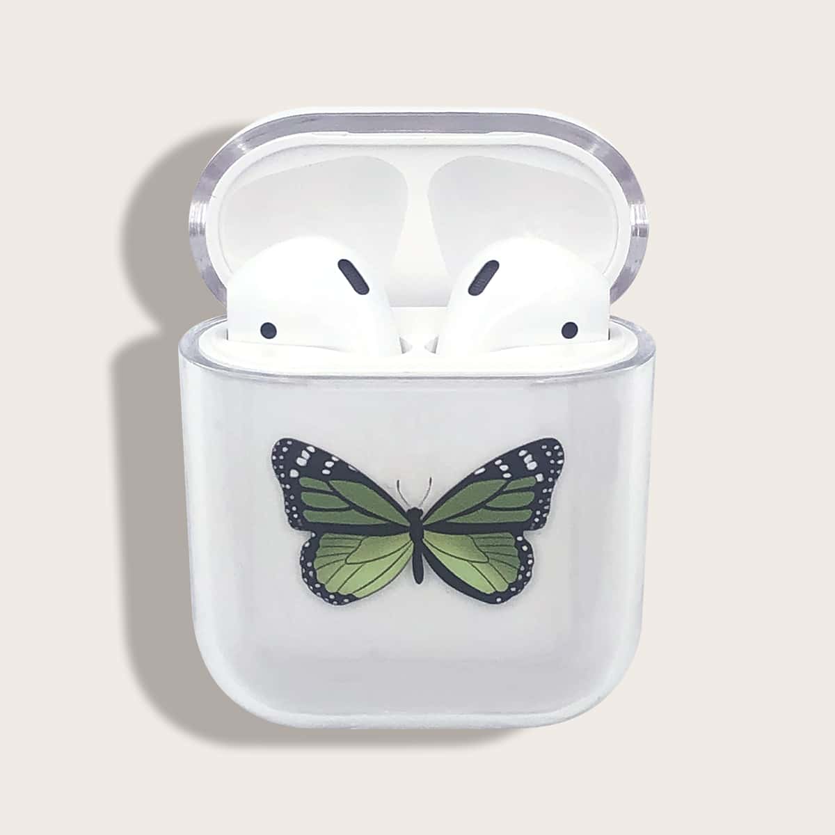 

Butterfly Pattern Clear Airpods Case