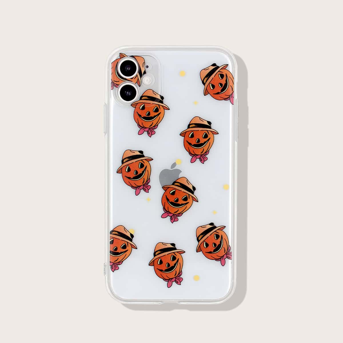 

Halloween Pumpkin Pattern Clear iPhone Case